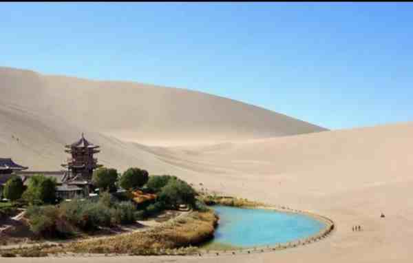 ???????敦煌研學基地鳴沙山月牙泉